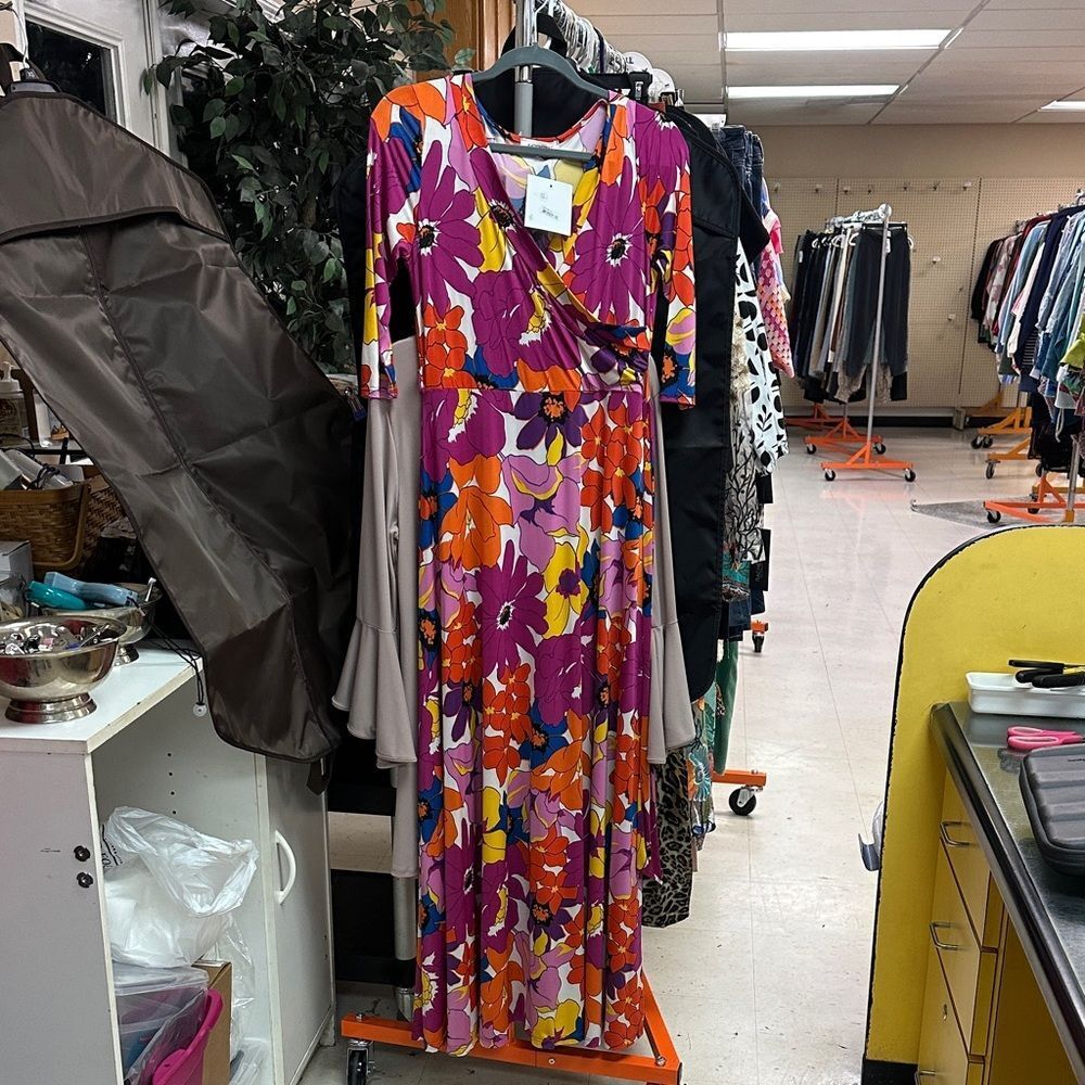 Colorful Floral Maxi Dress